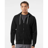 Independent Trading Co. - Lightweight Full-Zip Hooded Sweatshirt - AFX90UNZ - Black