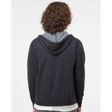 Independent Trading Co. - Lightweight Full-Zip Hooded Sweatshirt - AFX90UNZ - Charcoal Heather