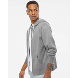 Independent Trading Co. - Lightweight Full-Zip Hooded Sweatshirt - AFX90UNZ - Gunmetal Heather