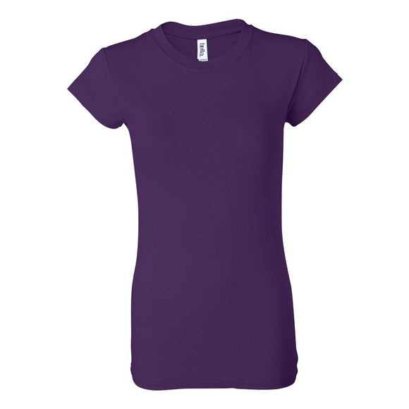 BELLA + CANVAS - Women's Sheer Mini Rib Tee - 8701 - Team Purple