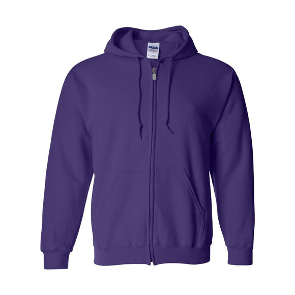 Gildan - Unisex Heavy Blend™ Full-Zip Hooded Sweatshirt - 18600 - Purple