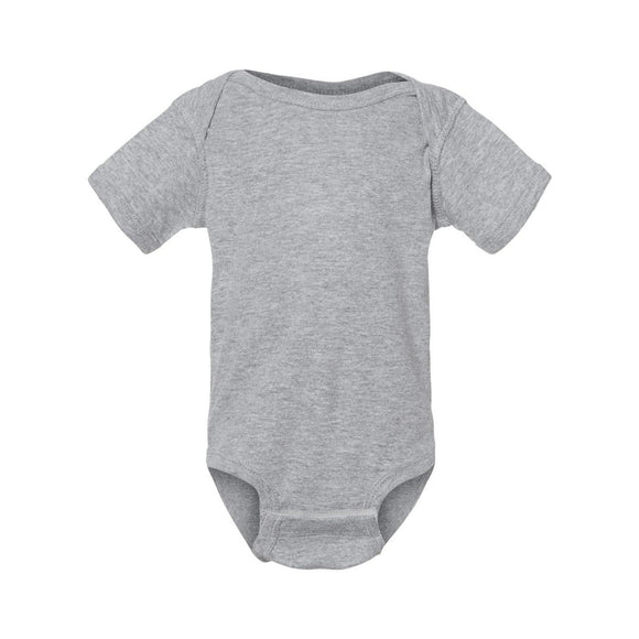 Rabbit Skins - Infant Baby Rib Bodysuit - 4400 - Heather