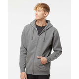 Independent Trading Co. - Heavyweight Full-Zip Hooded Sweatshirt - IND4000Z - Gunmetal Heather