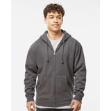 Independent Trading Co. - Heavyweight Full-Zip Hooded Sweatshirt - IND4000Z - Solid Charcoal