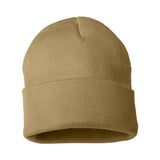 Sportsman - 12" Solid Cuffed Beanie - SP12 - Camel
