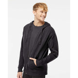 Independent Trading Co. - Midweight Full-Zip Hooded Sweatshirt - SS4500Z - Charcoal Heather