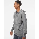 Independent Trading Co. - Midweight Full-Zip Hooded Sweatshirt - SS4500Z - Gunmetal Heather