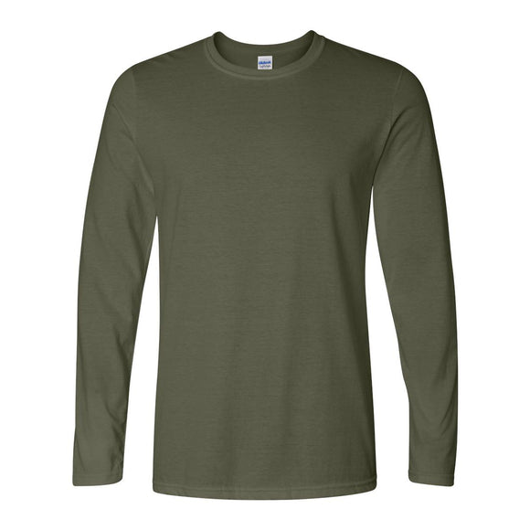 Gildan - Softstyle® Long Sleeve T-Shirt - 64400 - Military Green