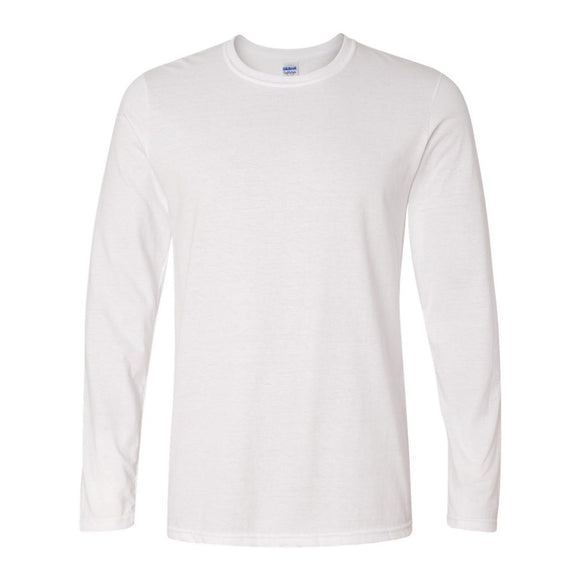 Gildan - Unisex Softstyle® Long Sleeve T-Shirt - 64400 - White