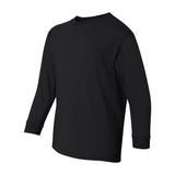 Gildan - Youth Heavy Cotton™ Long Sleeve T-Shirt - 5400B - Black