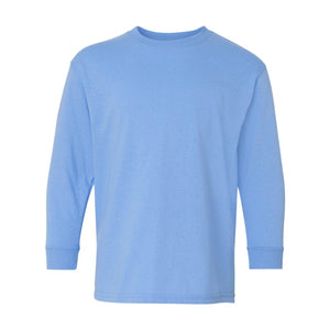 Gildan - Heavy Cotton™ Youth Long Sleeve T-Shirt - 5400B - Carolina Blue