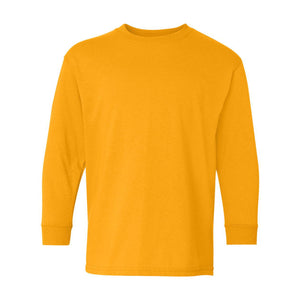 Gildan - Heavy Cotton™ Youth Long Sleeve T-Shirt - 5400B - Gold