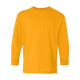 Gildan - Youth Heavy Cotton™ Long Sleeve T-Shirt - 5400B - Gold
