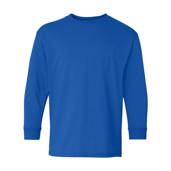 Gildan - Youth Heavy Cotton™ Long Sleeve T-Shirt - 5400B - Royal