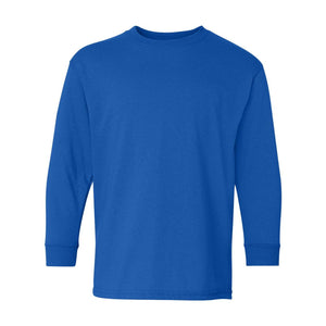 Gildan - Heavy Cotton™ Youth Long Sleeve T-Shirt - 5400B - Royal