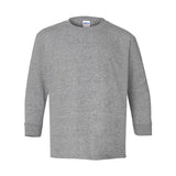 Gildan - Youth Heavy Cotton™ Long Sleeve T-Shirt - 5400B - Sport Grey