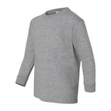 Gildan - Youth Heavy Cotton™ Long Sleeve T-Shirt - 5400B - Sport Grey