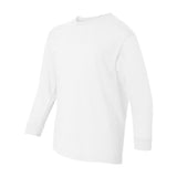 Gildan - Youth Heavy Cotton™ Long Sleeve T-Shirt - 5400B - White
