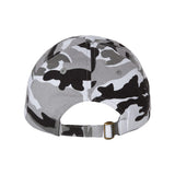 Valucap - Adult Bio-Washed Classic Dad Hat - VC300A - Grey Camo