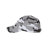 Valucap - Adult Bio-Washed Classic Dad Hat - VC300A - Grey Camo