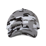 Valucap - Adult Bio-Washed Classic Dad Hat - VC300A - Grey Camo