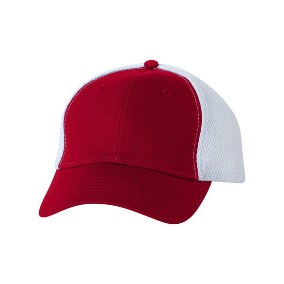 Sportsman - Spacer Mesh-Back Cap - 3200 - Red/ White