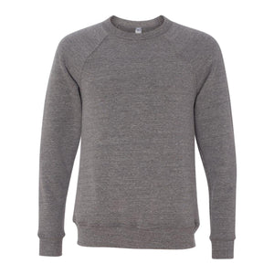 BELLA + CANVAS - Sponge Fleece Raglan Crewneck Sweatshirt - 3901 - Grey Triblend