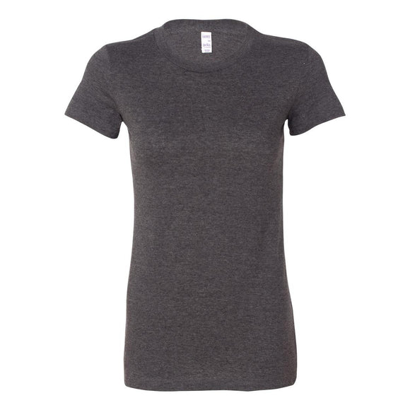 BELLA + CANVAS - Women's Slim Fit Tee - 6004 - Dark Grey Heather