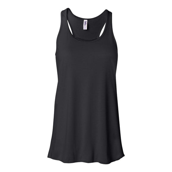 BELLA + CANVAS - Women's Flowy Racerback Tank - 8800 - Black