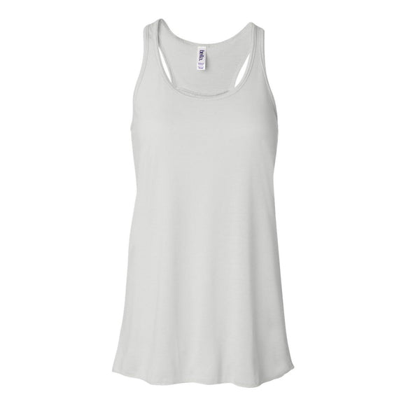 BELLA + CANVAS - Women's Flowy Racerback Tank - 8800 - White