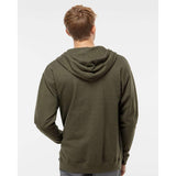 Independent Trading Co. - Midweight Full-Zip Hooded Sweatshirt - SS4500Z - Army Heather