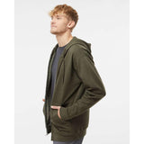 Independent Trading Co. - Midweight Full-Zip Hooded Sweatshirt - SS4500Z - Army Heather