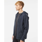 Independent Trading Co. - Midweight Full-Zip Hooded Sweatshirt - SS4500Z - Classic Navy Heather