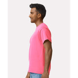 Gildan - Unisex Ultra Cotton® T-Shirt - 2000 - Safety Pink