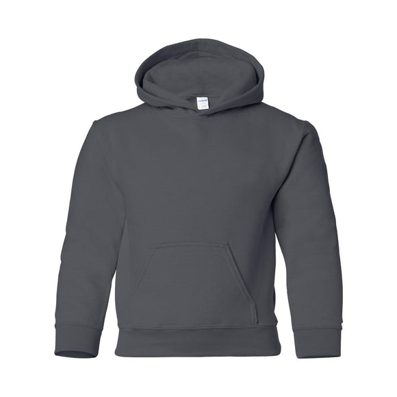 18500B Gildan Heavy Blend™ Youth Hooded Sweatshirt Charcoal