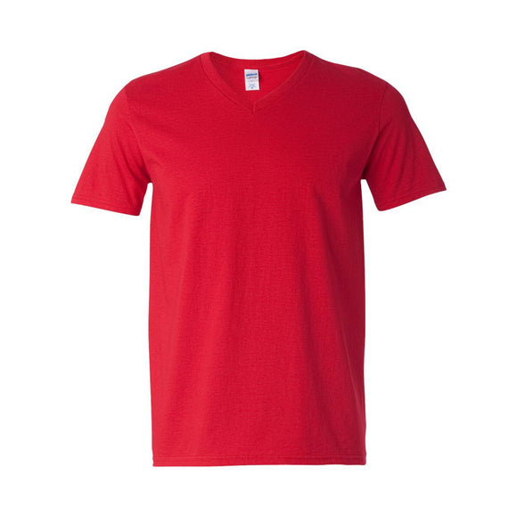 Gildan - Softstyle® V-Neck T-Shirt - 64V00 - Cherry Red