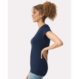 Gildan - Women's Softstyle® V-Neck T-Shirt - 64V00L - Navy