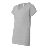 Gildan - Women's Softstyle® V-Neck T-Shirt - 64V00L - Sport Grey