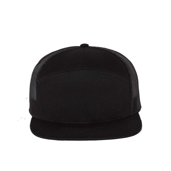 Richardson - Seven-Panel Trucker Cap - 168 - Black