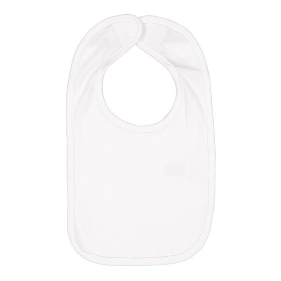 Rabbit Skins - Infant Premium Jersey Bib - 1005 - White