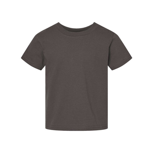 Rabbit Skins - Toddler Cotton Jersey Tee - 3301T - Charcoal