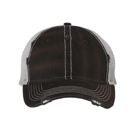 Sportsman - Bounty Dirty-Washed Mesh-Back Cap - 3150 - Black/ Silver