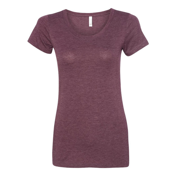 BELLA + CANVAS - Women's Triblend Tee - 8413 - Maroon Triblend