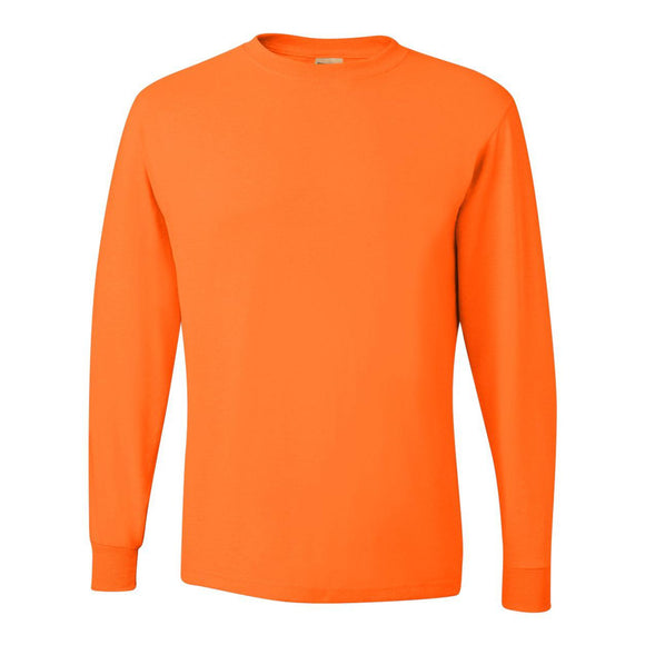 JERZEES - Dri-Power® Long Sleeve 50/50 T-Shirt - 29LSR - Safety Orange