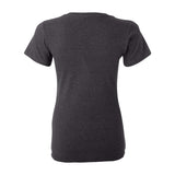 BELLA + CANVAS - Women’s Jersey Deep V-Neck Tee - 6035 - Dark Grey Heather