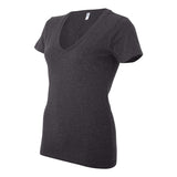 BELLA + CANVAS - Women’s Jersey Deep V-Neck Tee - 6035 - Dark Grey Heather
