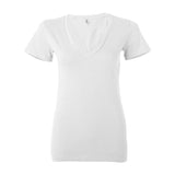 BELLA + CANVAS - Women’s Jersey Deep V-Neck Tee - 6035 - White