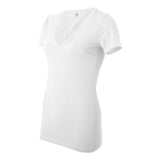 BELLA + CANVAS - Women’s Jersey Deep V-Neck Tee - 6035 - White