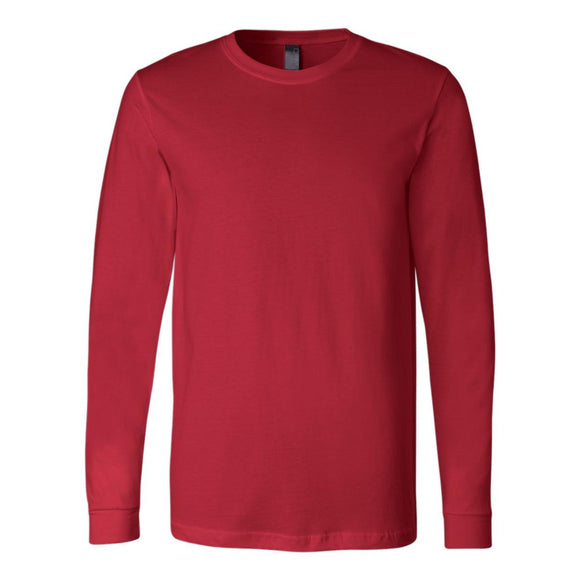 BELLA + CANVAS - Jersey Long Sleeve Tee - 3501 - Red