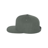 YP Classics - Premium Flat Bill Snapback Cap - 6089M - Dark Grey